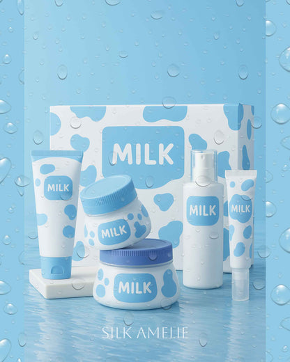 Milk Radiance Facial Care Set | 5-in-1 Skincare Routine Kit