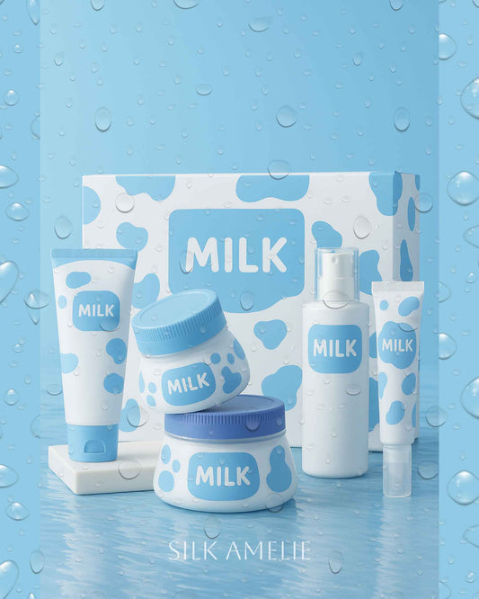 Milk Radiance Facial Care Set | 5-in-1 Skincare Routine Kit